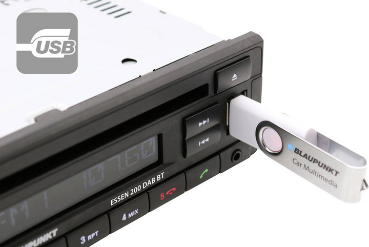 Blaupunkt Essen 200 Dab Bt Autoradio Radio Multimedia Bluetooth Defektware D-Ware