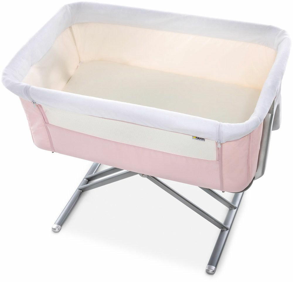 B-Ware Hauck Beistellbett Kinderbett Babybett Reisebett Bett Face To Me Pink - 4007923608524