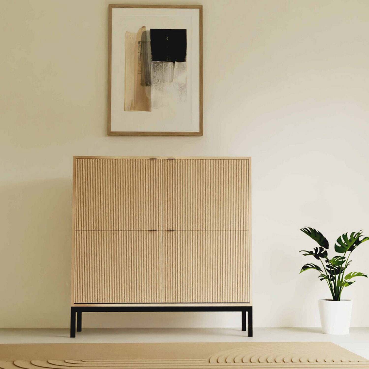 Portobello Highboard Schrank Stauraummöbel Sami 110x120x40cm Siehe Text/Foto B-Ware - 398985