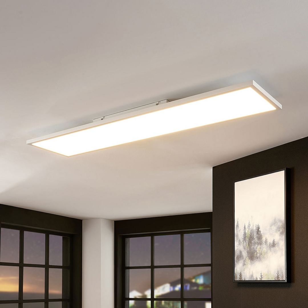 Arcchio Led Panel Brenda Deckenlampe Deckenlampe Fernbedienung 29,5 X 119,5cm787 B-Ware