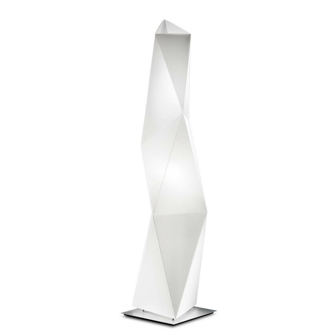 Slamp Diamond Design-Stehleuchte Stehlampe Lampe Leuchte E27 H 111 cm weiß