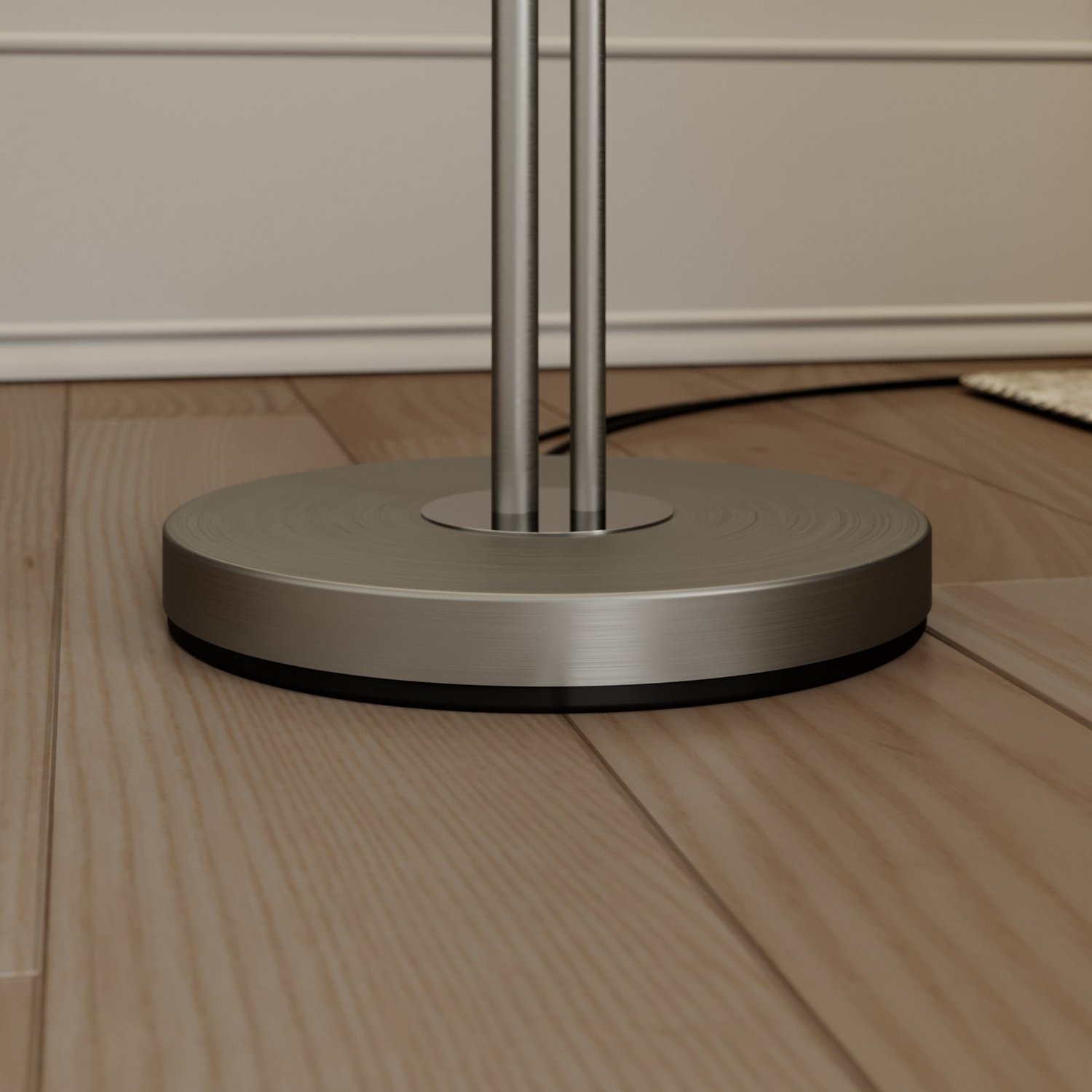 B-Ware Lindby Nantwin Stehleuchte Stehlampe Standleuchte Standlampe Stoffschirm Weiß300