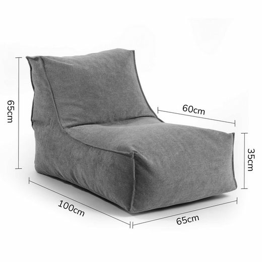 B-Ware Mokebo Sitzsack Für Kinder & Erwachsene 'Der Sundowner', Bean Bag Mit Eps Perlen