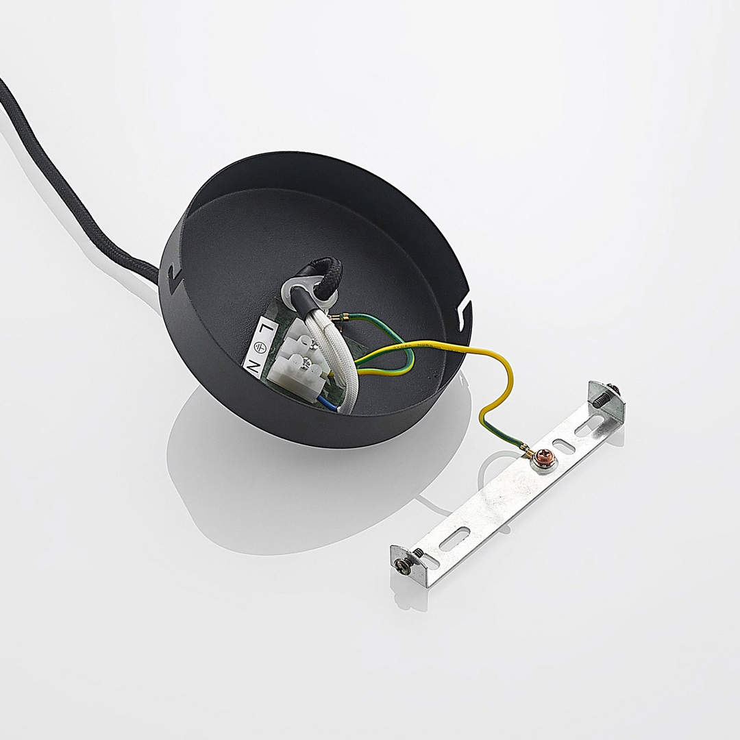 Lindby Jurian Pendelleuchte Deckenlampe Hängeleuchte Hängeleuchte Lampe rauchgla