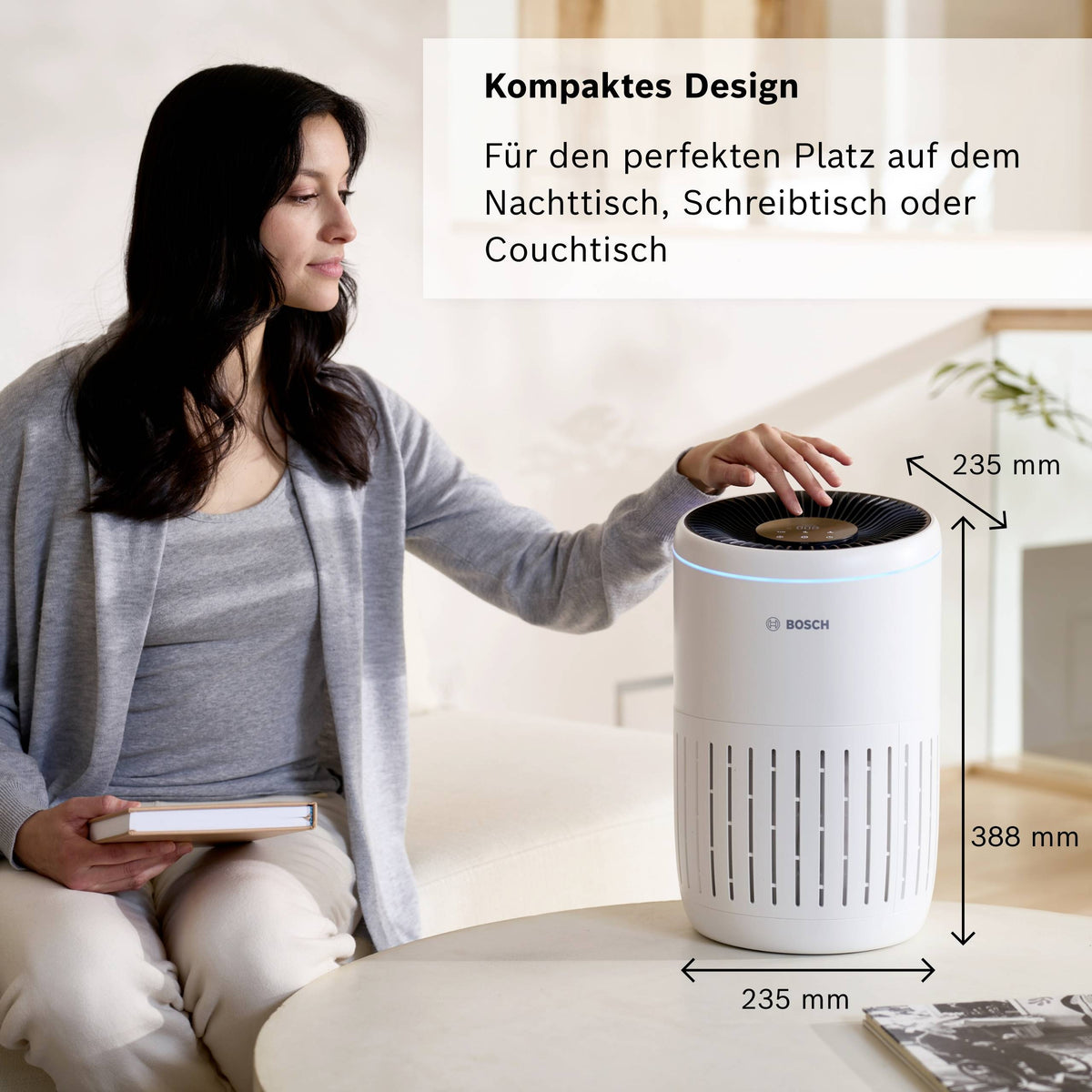 Bosch Home Comfort 7733702200 Air 2000 Luftreiniger Luft-Reinigung 37 m² Weiß - 4062321717988