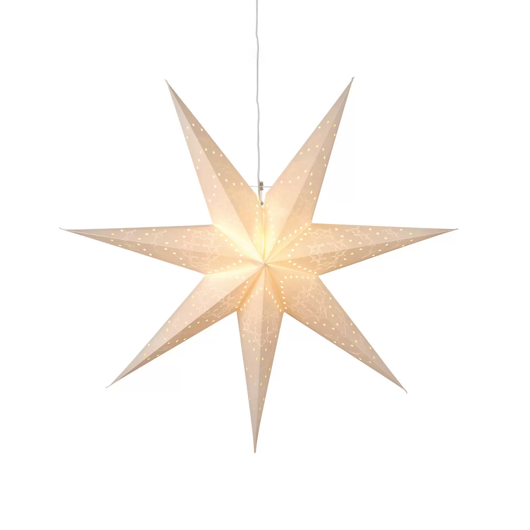 Star Trading Hängestern Sensy Weihnachtsstern Dekostern Leuchtstern Ø 100cm weiß