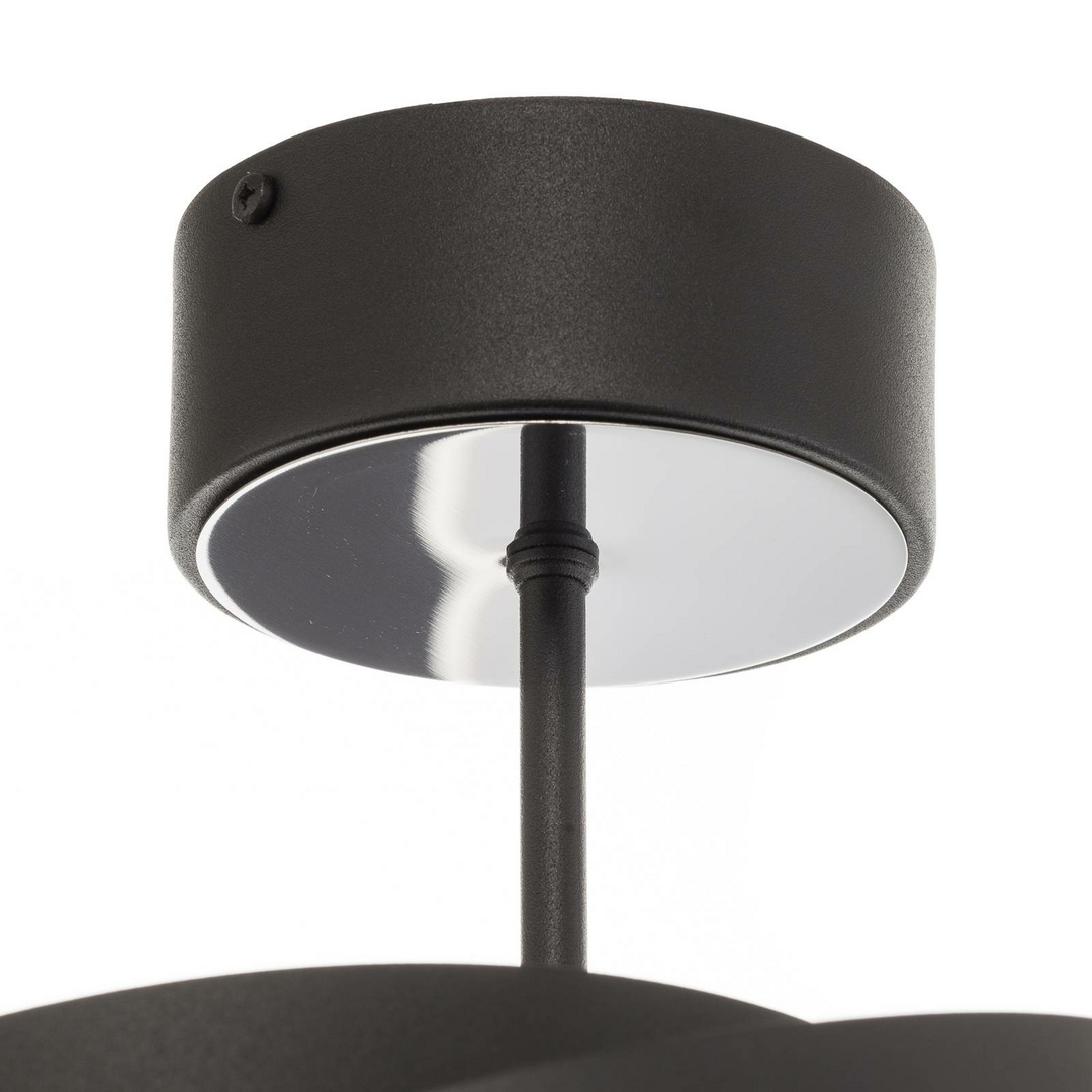 Euluna Deckenlampe Vento Deckenlampe Lampe Leuchte E27 Metall Schwarz ø 40 Cm108 B-Ware
