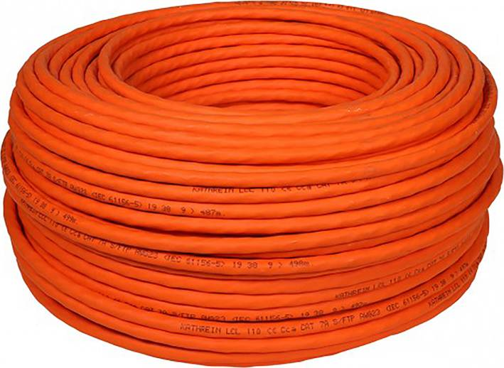 Kathrein 215500001 Netzwerkkabel CAT 7a S/FTP 4 x 2 x 0.258 mm² Orange 250 m