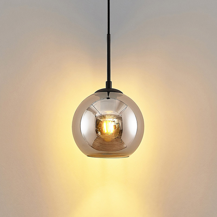 Lindby Jurian Pendelleuchte Deckenlampe Hängeleuchte Hängeleuchte Lampe rauchgla