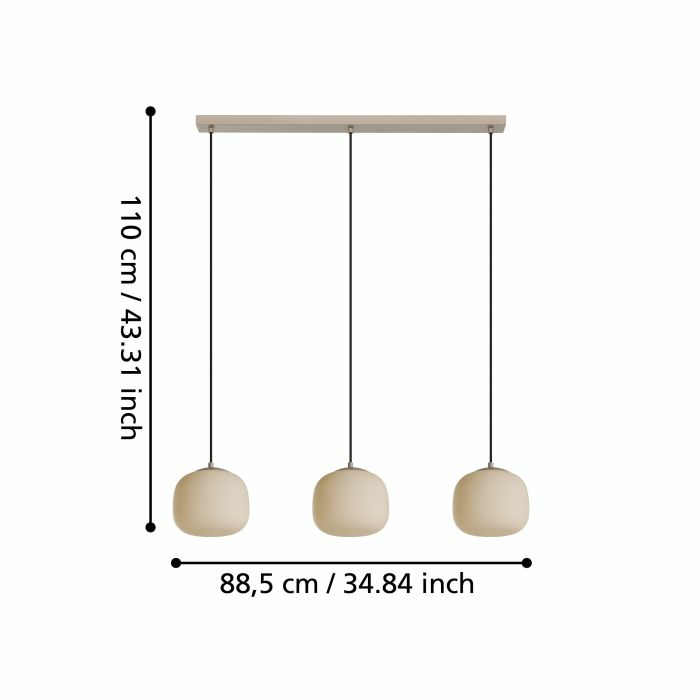 B-Ware Eglo Hängeleuchte Cominio Hängelampe Deckenlampe Pendelleuchte Lampe Leuchte
