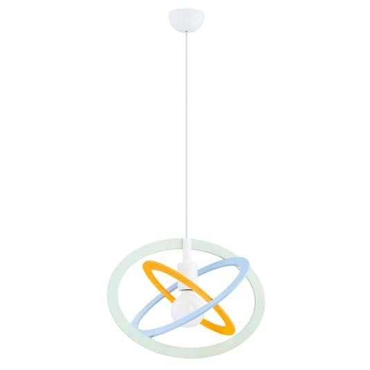 Euluna Kinderzimmer Pendelleuchte Pendellampe Lampe Leuchte Dezon Weiß Blau Ip20 B-Ware - 5900458501126