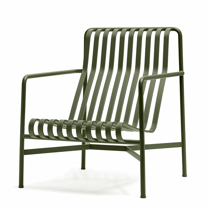 Hay Palissade Lounge Chair High Gartenstuhl Loungestuhl Stuhl Sessel Garten Oliv