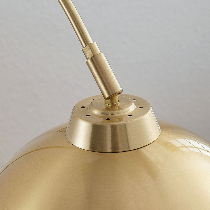 Lindby Bogenstehlampe Moisia Stehleuchte Stehlampe Lampe Leuchte E27 Messing318 B-Ware