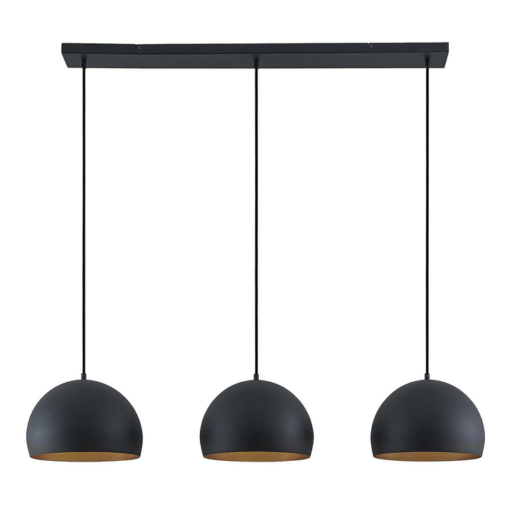 Lindby Tarjei Pendelleuchte Hängeleuchte Deckenlampe Leuchte 120cm schwarz-g835