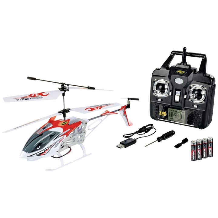 Carson RC Sport Easy Tyran 250 RC Einsteiger Hubschrauber RtF Modellhubschrauber