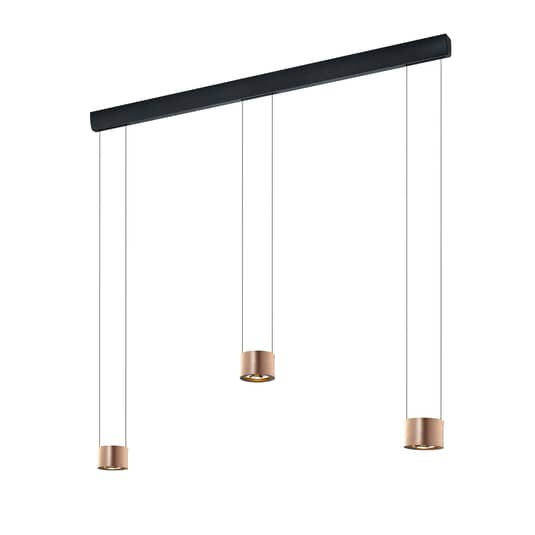 Bankamp Impulse Led Hängeleuchte Deckenlampe Pendelleuchte 3 Flammig Roségold B-Ware