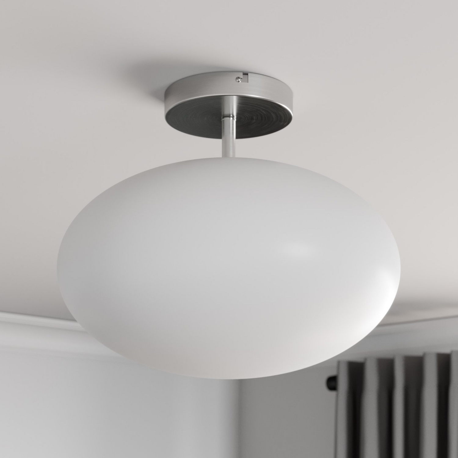 B-Ware Lindby Sonika Deckenlampe Deckenlampe Lampe Wohnzimmerlampe Leuchte E27 Nickel