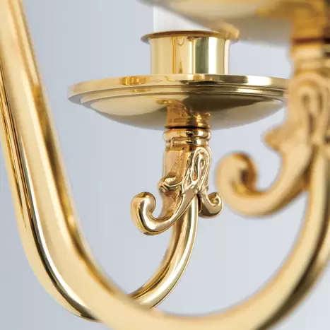 Messing Wandleuchte Imke Wandlampe Lampe Leuchte Wohnzimmerlampe Led B-Ware - 9003090012527