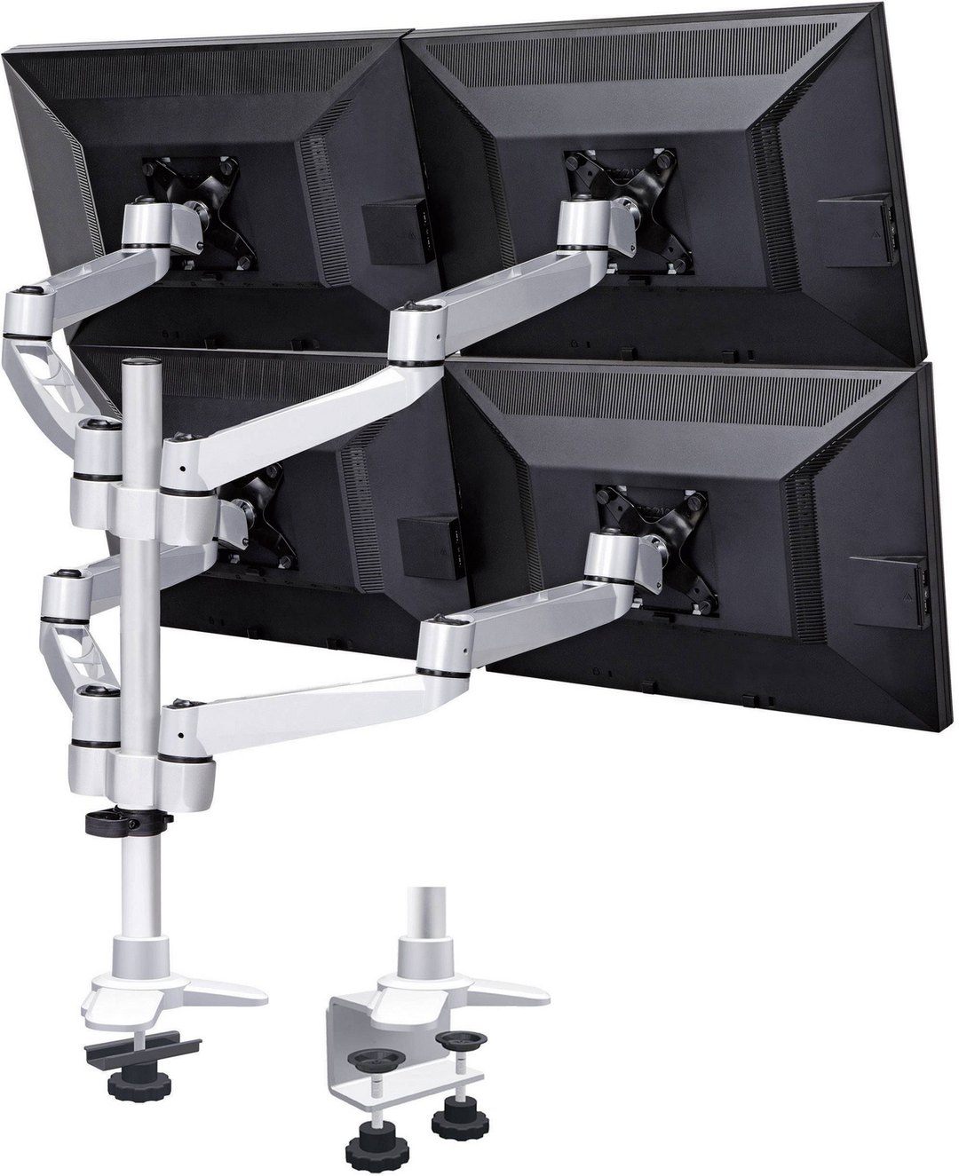 SpeaKa Professional SP-1624824 Swivel 4-fach Monitor-Tischhalterung Halterung