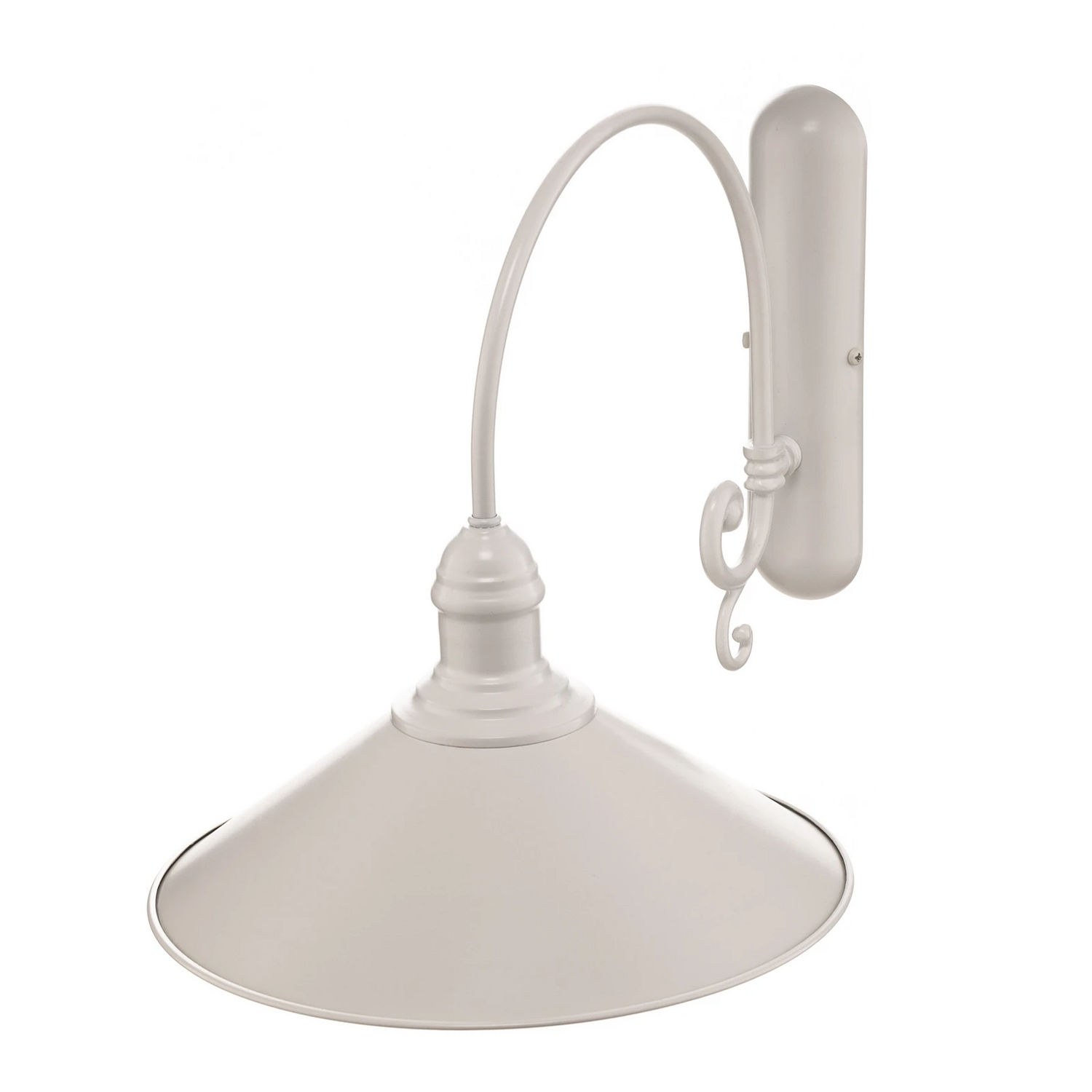 Wandleuchte Elmo Wandlampe Wandlicht Leuchte Lampe Licht Leselampe Weiß Lackiert B-Ware - 5902553216967