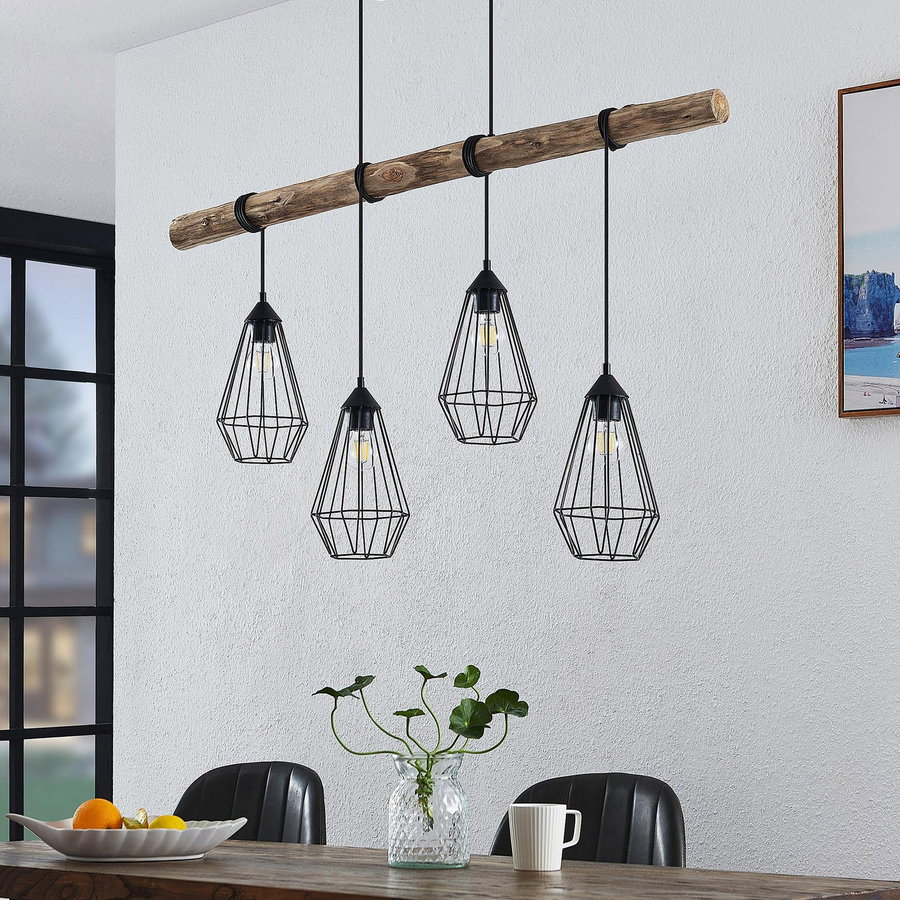 Lindby Eldarion Hängeleuchte Pendelleuchte Deckenlampe Lampe Leuchte 4 Flmg E27 B-Ware - 4251096581133