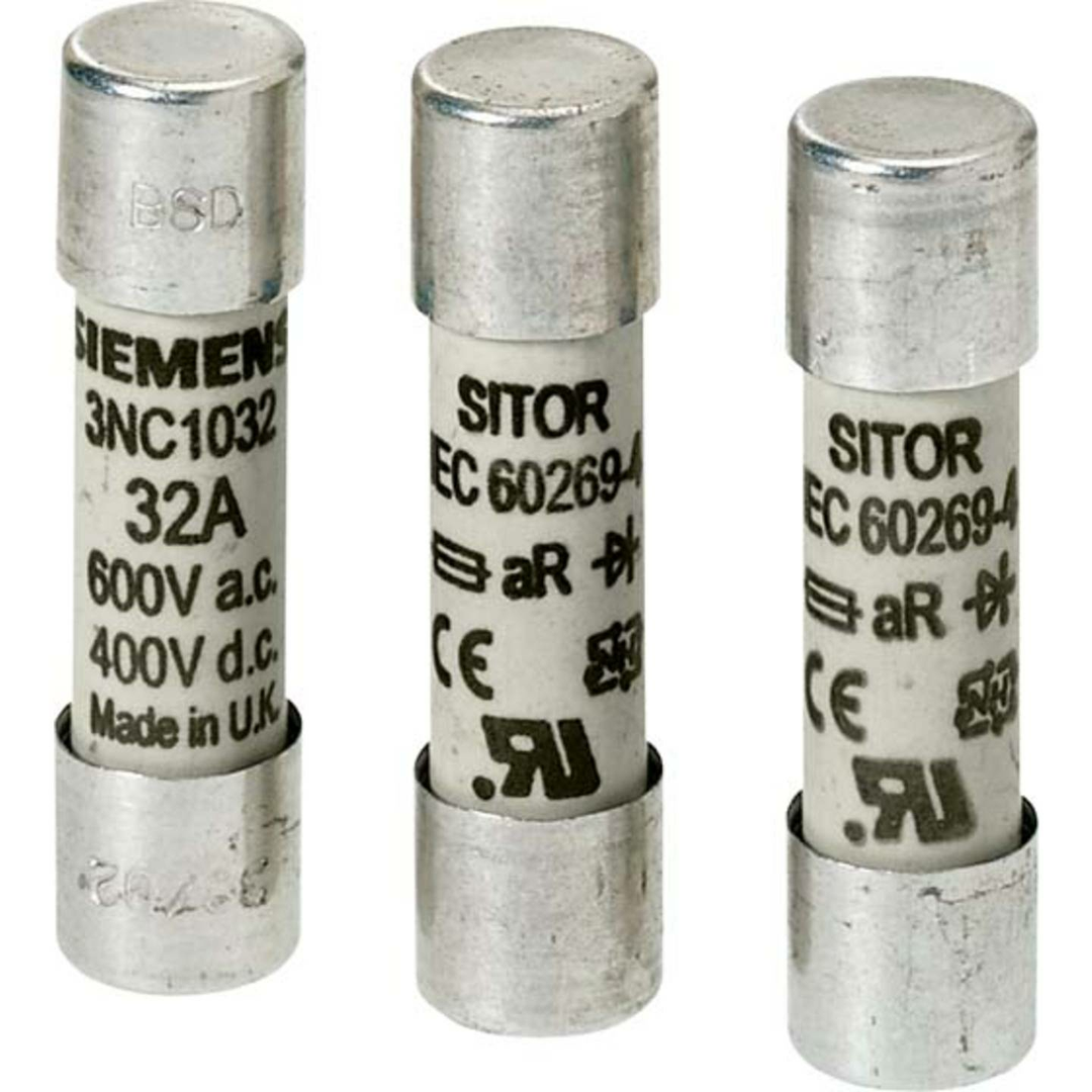 Siemens 3NC22205 Zylindersicherungseinsatz 20 A 690 V 5 St.