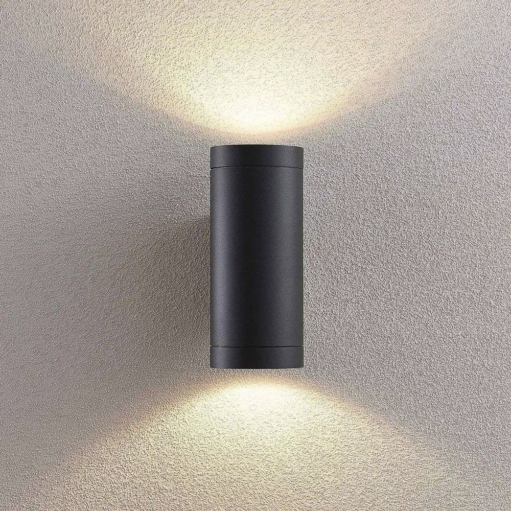 Lucande Thomke Außenwandleuchte Wandleuchte Außenleuchte Lampe E27 2flammig Ip65 B-Ware