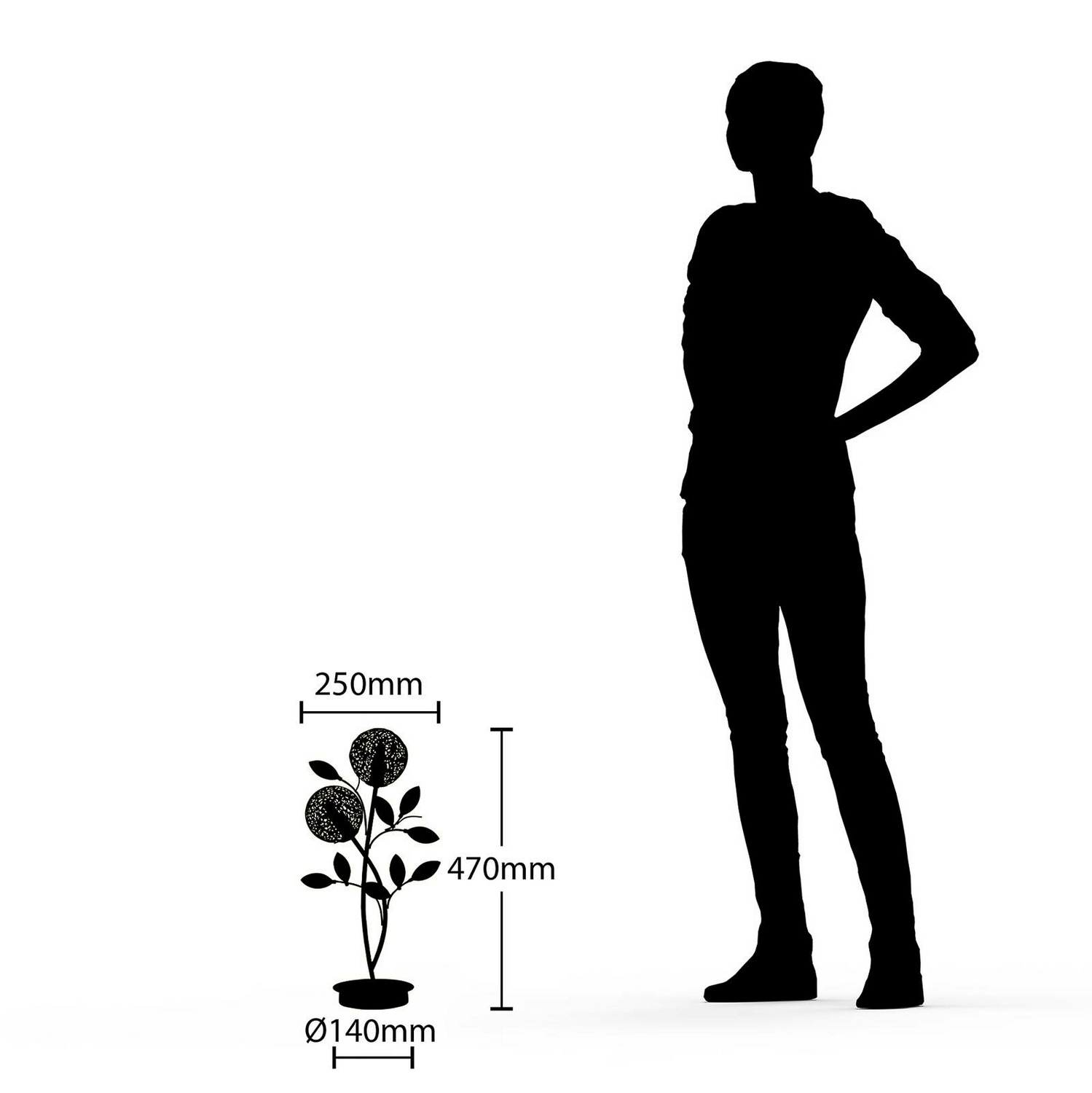 B-Ware Lucande Evory Tischlampe Tischleuchte Tischlicht Leuchte Lampe Licht Zweiflammig