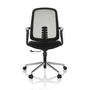 B-Ware hjh OFFICE Bürostuhl Drehstuhl SEDIOLO B Home Office Netzstoff Stoff schwarz