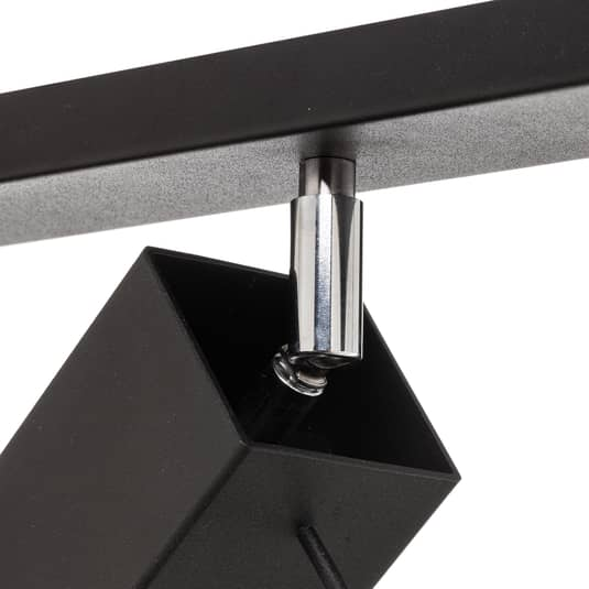 Euluna Deckenstrahler Deckenlampe Leuchte Square Schwarz Sechsflammig Linear B-Ware - 5903282730410