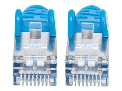 Intellinet 736039 RJ45 Netzwerkkabel Patchkabel CAT 6 S/FTP 30.00 m Blau Kabel