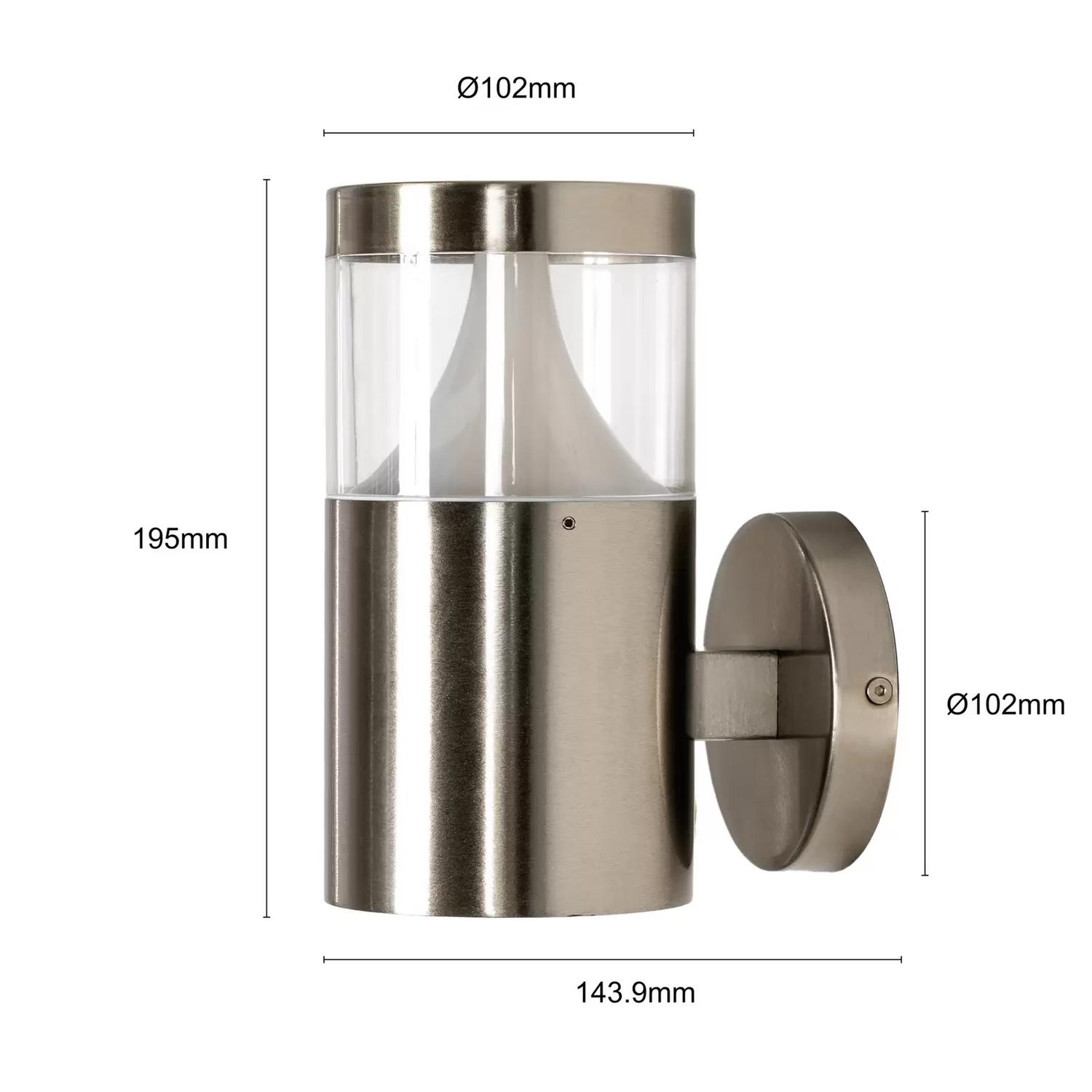 Arcchio Rudolfine Außenwandleuchte V4 A Edelstahl Wandleuchte Lampe Leuchte S545 B-Ware - 4251911745917