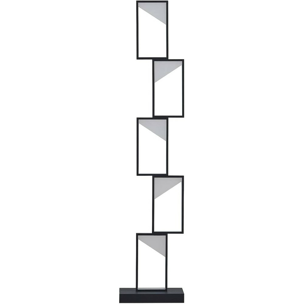 Lindby Fotini LED-Stehleuchte sandgrau Designer Standleuchte Wohnzimmerlampe