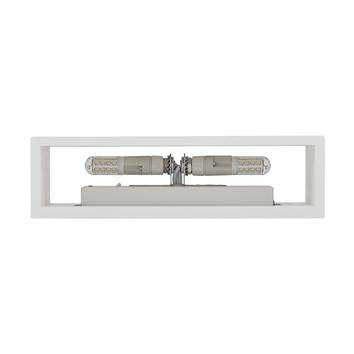 B-Ware Lindby Mavora Wandleuchte Wandlampe Wandlicht Leuchte Lampe Licht Aus Gips Eckig