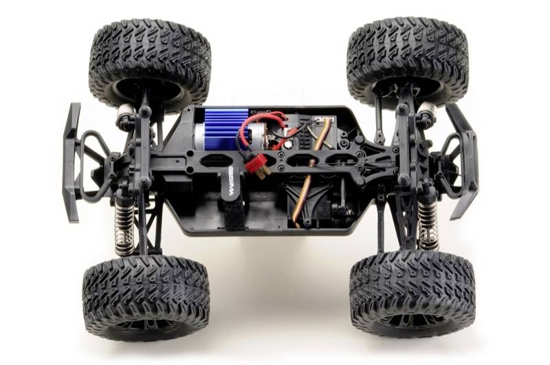 B-Ware Absima Mini Amt Gelb, Grün Brushed 1:16 Rc Modellauto Elektro Monstertruck Rt R 2