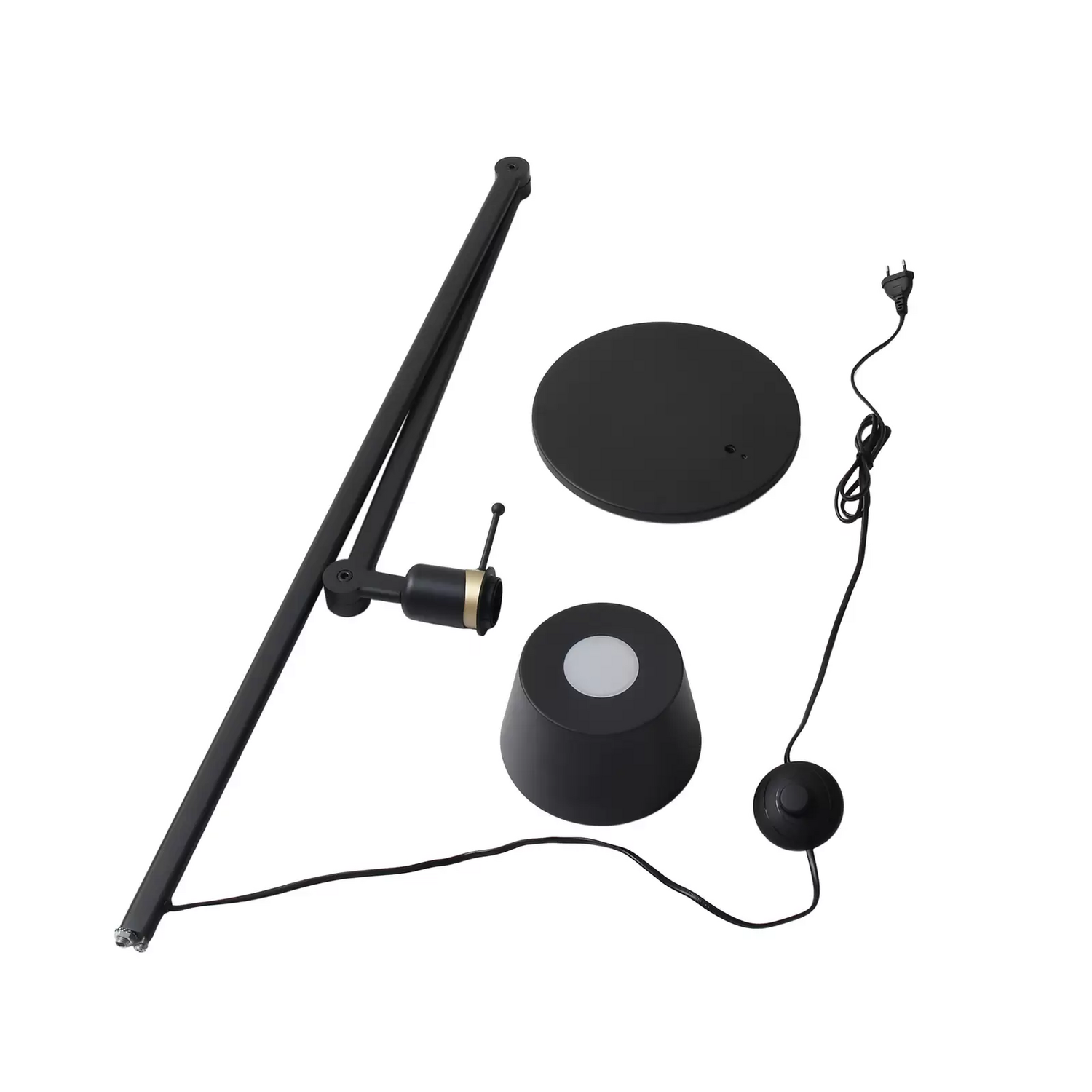 B-Ware Lucande Stehleuchte Silka Höhe 173 Cm Schwarz Metall Stehlampe Lampe Leuchte E27