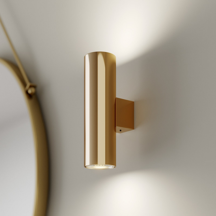 Euluna Marion Wandlampe Zweiflammig Messing Wandleuchte Leuchte Lampe Spot Licht B-Ware