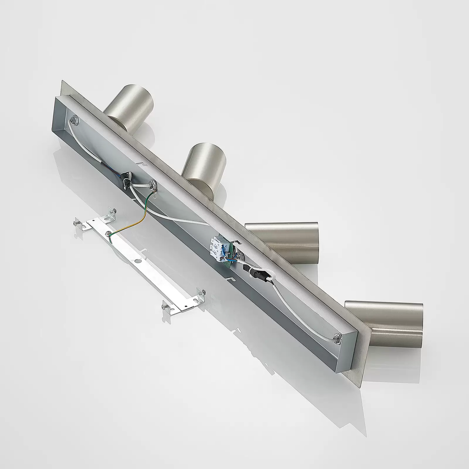 B-Ware Lindby Joffrey Deckenstrahler 80 Cm Nickel Deckenlampe Deckenleuchte Lampe Spot