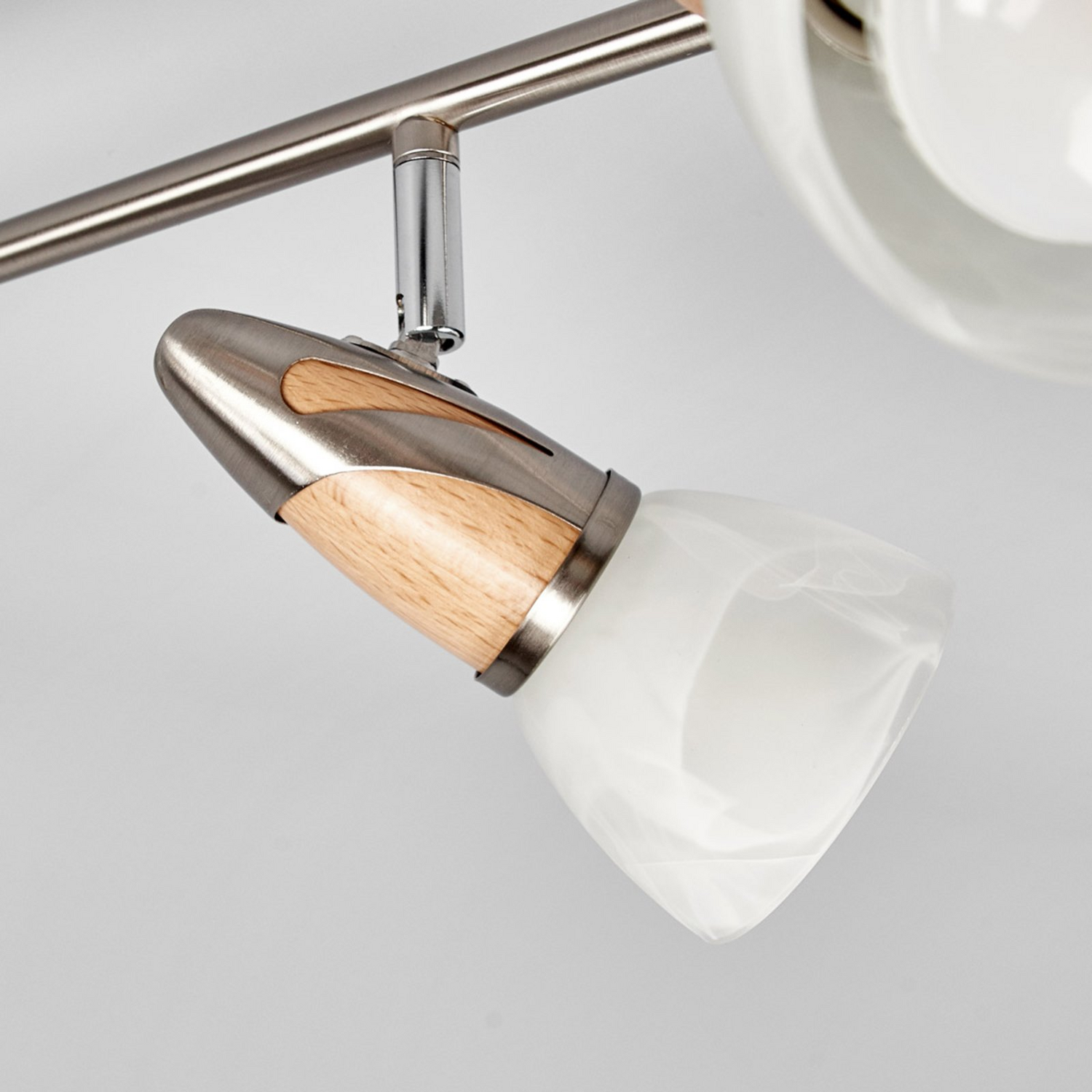 B-Ware Lindby 6 Flammige Led Holz Deckenlampe Marena Deckenlampe Deko Deckenlicht E14