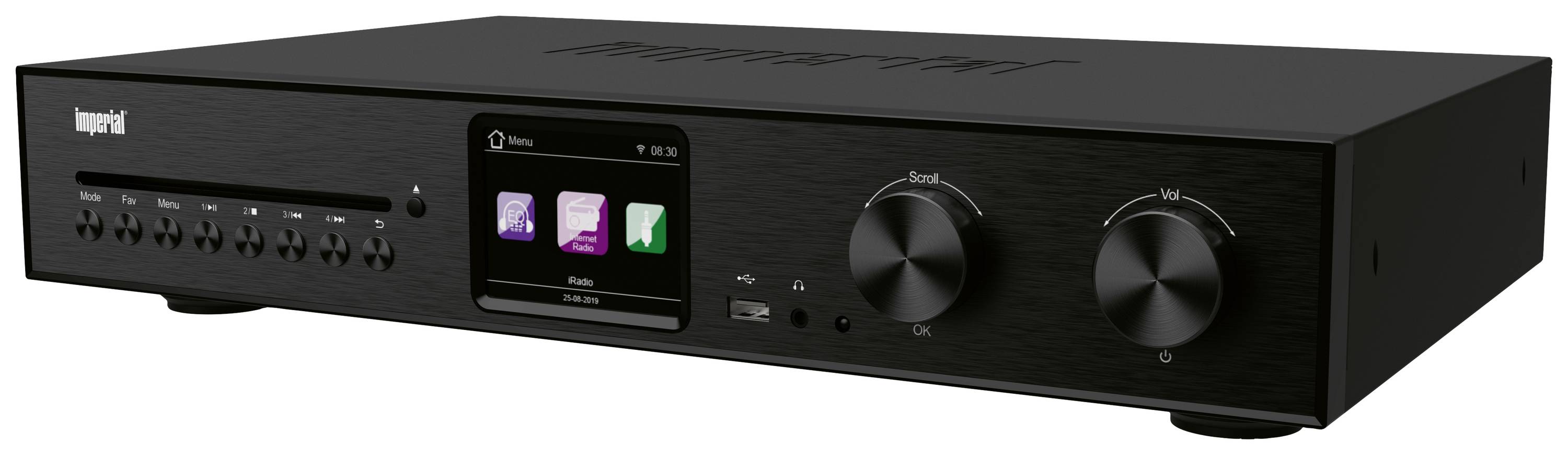 Imperial DABMAN i560 CD Stereo Receiver 2x30 W Schwarz CD-Player DEFEKTWARE - 4024035254005