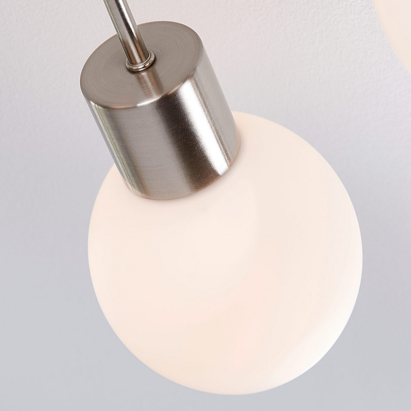 B-Ware Lindby Deckenlampe Deckenleuchte Ciala Glas Nickel E14 Siebenflammig796
