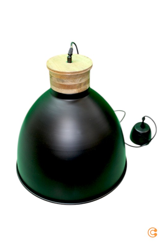 B-Ware Pr Home Roseville Pendellampe  42 Cm Schwarz Pendelleuchte Lampe Siehe Text/Foto - 7330976052530