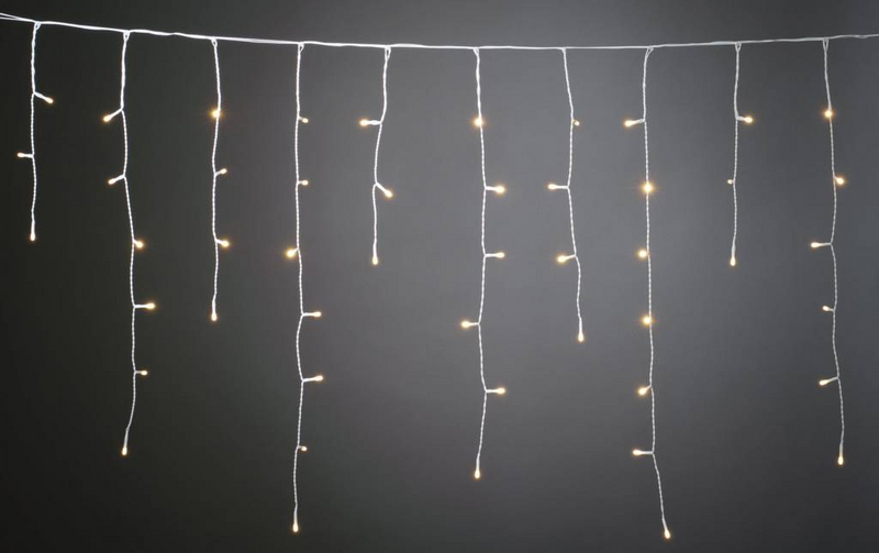 B-Ware Konstsmide Lichtervorhang Außen 80 Led Warmweiß 300 Cm X 87.5 Cm Lichterkette