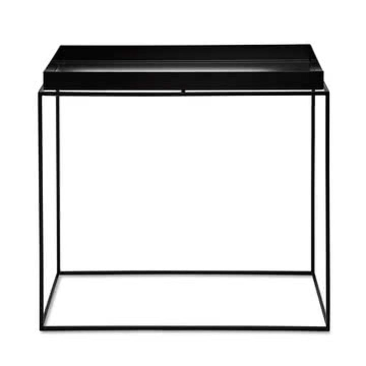 Hay Tray Table Tisch Nachttisch Couchtisch Beistelltisch 60x40 Cm Stahl Schwarz B-Ware
