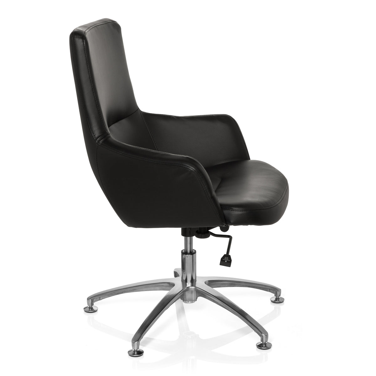 hjh OFFICE Loungesessel Stuhl Bürostuhl Kunstleder schwarz SIEHE TEXT/FOTO - 4260284086664