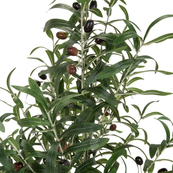 Hjh Office Kunstpflanze Kunstbaum Olive Kunststoff Zimmerpflanze Baum Grün 120cm B-Ware - 4064323017455