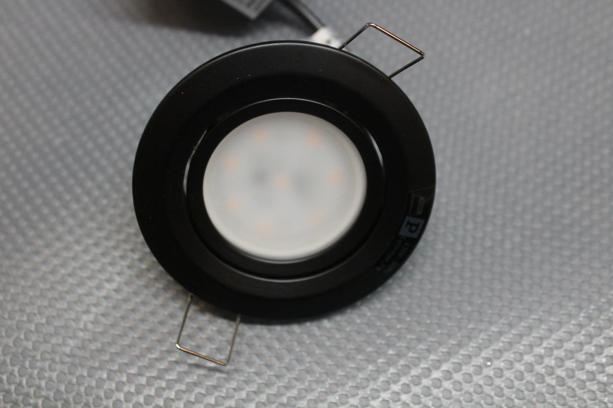 Paulmann Einbaustrahler Nova Coin LED Spot 3er Set schwarz warmweiß 2700K - 4000870944714