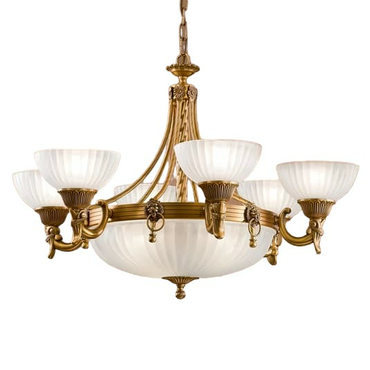 B-Ware Kronleuchter Noam, Klassisch Gestaltet ø 75 Cm Lampe Leuchte Hängeleuchte Ip20