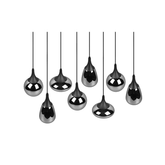 B-Ware Trio Lighting Hängeleuchte Lumina Pendelleuchte Deckenlampe 8 Flmg E14 Schw963