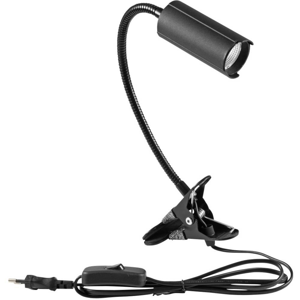 B-Ware Eurolite Kkl 7 41600550 Led Klemmleuchte Schreibtischlampe 7 W Warmweiß Schwarz
